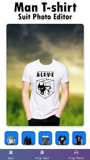Man T-Shirt Suit Photo Editor Screen 3