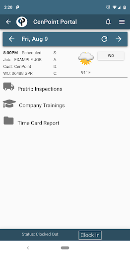 CenPoint® Mobile Beta Screen 2