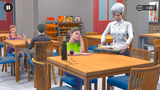 مدير مطعم الشيف الافتراضية – ألعاب الطبخ 3