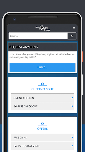Android application Hotel Ventanas screenshort