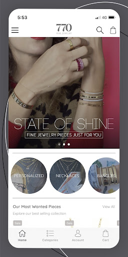 Android application 770 Fine Jewelry screenshort