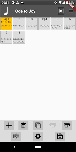 lyre score editor Plus Screen 2