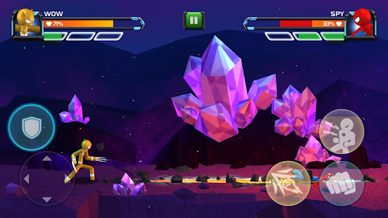 3D Fighting Games: Stick Super Hero Varies with device APK screenshots 13