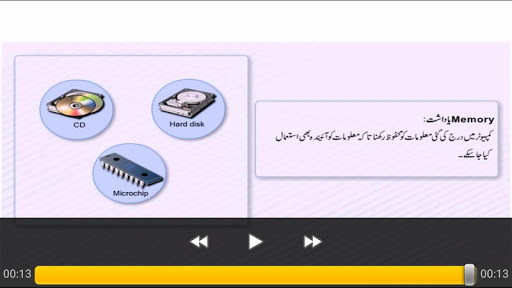 Basics of Computers Urdu Screen 3