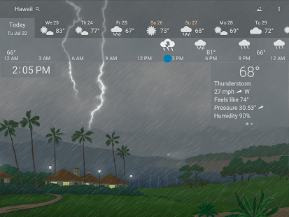 Awesome weather YoWindow + live weather wallpaper screenshots 18