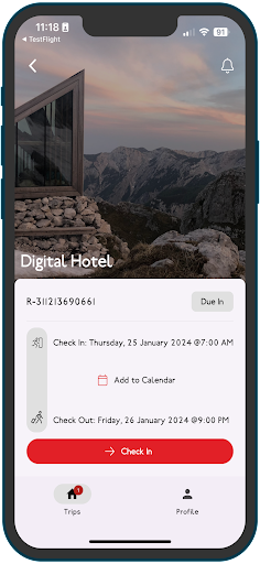Digital Hotel Screen 3