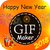 New Year GIF Maker 2018 icon