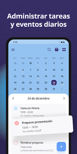 Vista previa de la aplicación