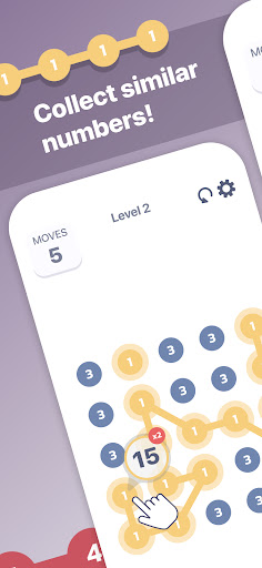 Android application Dots: Numbers Match Game screenshort