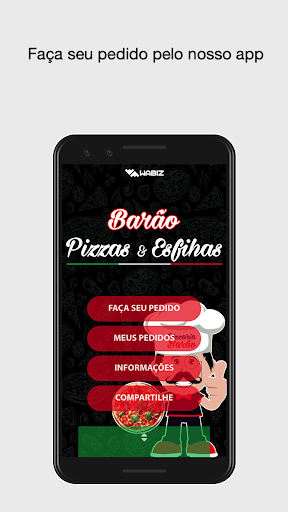 Android application Barão Pizzas e Esfihas screenshort