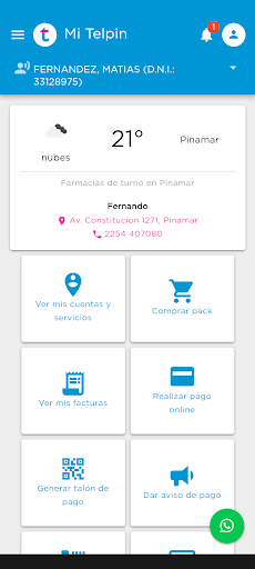 Vista previa de la aplicación