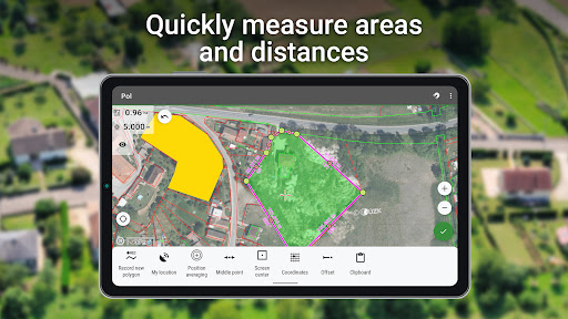Screenshot of Locus GIS Offline Land Survey