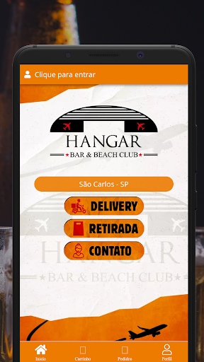Android application Hangar Bar e Beach Club screenshort
