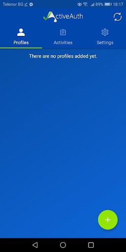 Android application ActiveAuth screenshort