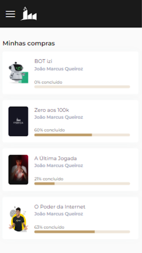Android application Afiliados Fábrica Office screenshort