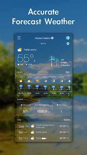 Android application Accurate Weather & Live Radar screenshort