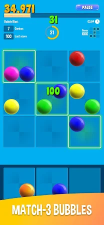 Game screenshot Bubble Grid - Tile puzzle game mod apk