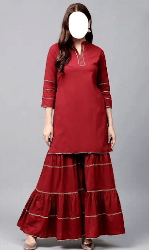 Girls Latest Sharara Dress Edi