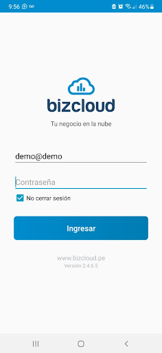 Android application BizCloud screenshort