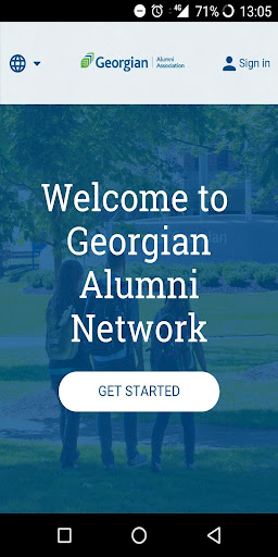Android application Georgian Alumni Network screenshort