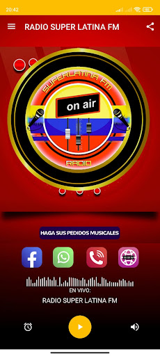 RADIO SUPER LATINA FM Screen 2