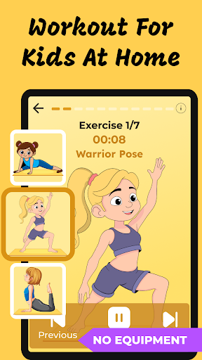 Kids Workout, Fitness For Kids screenshot 12