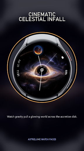 Black Hole Animated Watch Face screenshot 2
