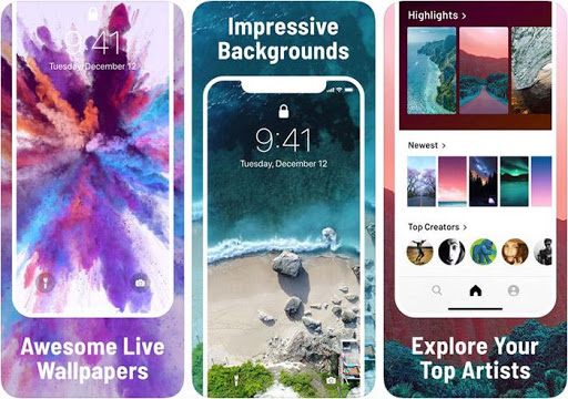 Android application X wallpaper screenshort