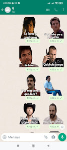 Captura 7 Stickers de Narcos android