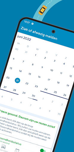 Trevvel - klanten app Screen 3