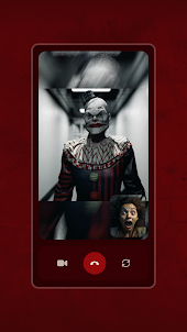 Scary Clown Video Call