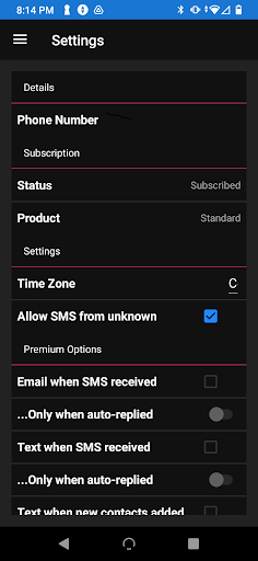 SMS Expert Screen 2