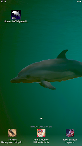 Android application Ocean Live Wallpaper Lite screenshort