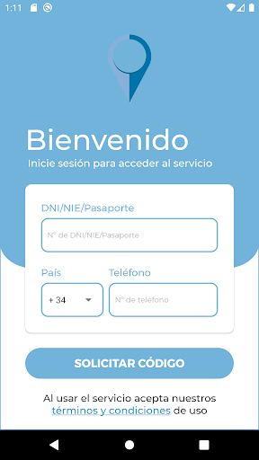 Android application MTT Conductores screenshort