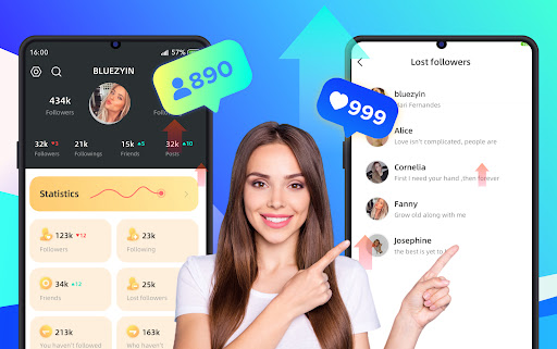 Android application Followers & Like - TikFans screenshort