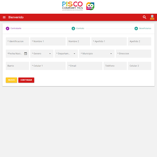 Pisco Afiliaciones Web Screen 3