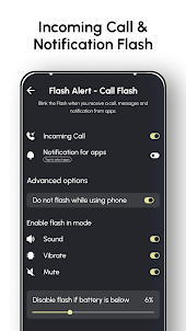 Flashlight Alert : Call & SMS