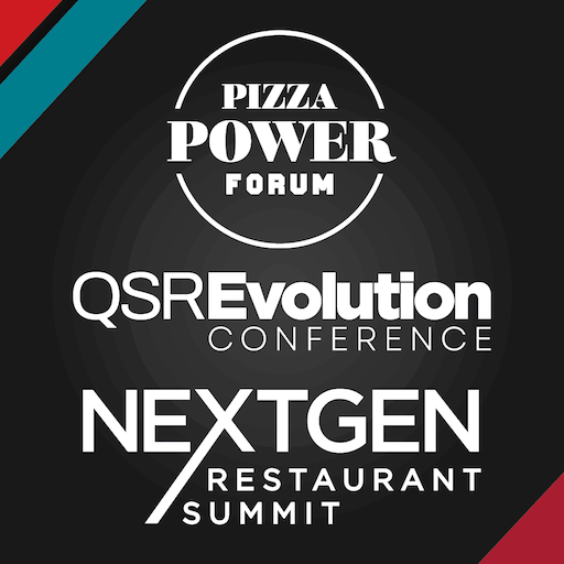 QSR Evolution, NextGen, Pizza logo
