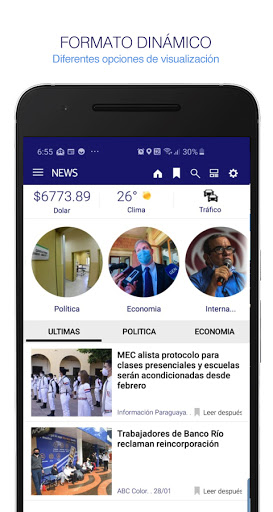 News Paraguay. Noticias y Peri Screen 2