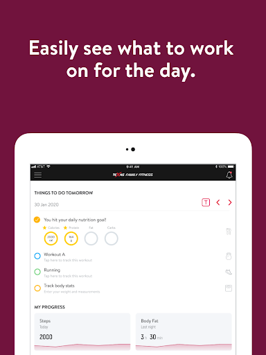 Screenshot of TX Family Fitness
