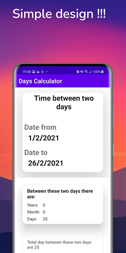 ByteMaster: Days calculator Screen 3