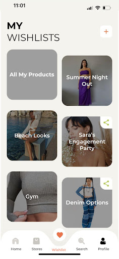 TAMBe Online Wardrobe Screen 2