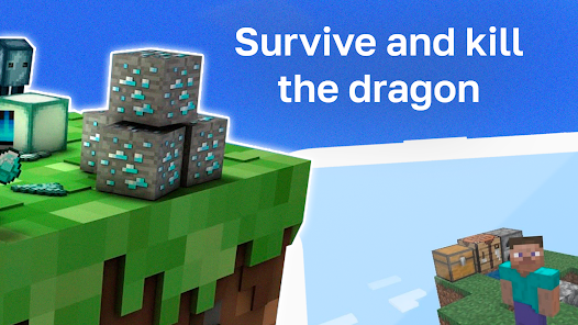 Screenshot 3 Survival One Block Map android