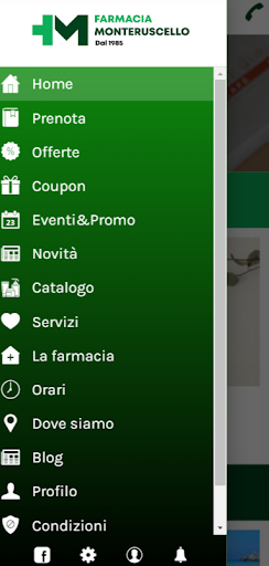 Android application Farmacia Monteruscello screenshort