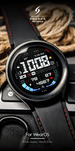 SH063 Watch Face, WearOS watch Screen 2