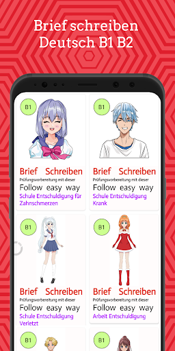 Brief schreiben Deutsch A1A2B1 Screen 3