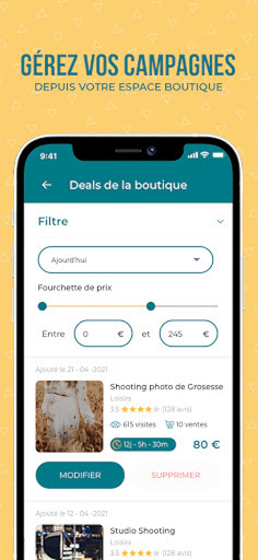Bazareduc business Screen 2
