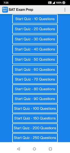 SAT Exam Prep Screen 2