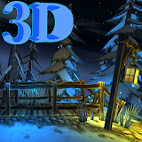 3D Winter Forest Live WP icon