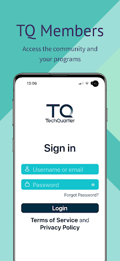Android application TQ Members screenshort